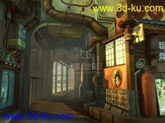 3D打印模型带灯光、带材质的图片