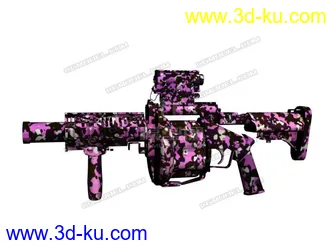 3D打印模型M32榴弹发射器 多迷彩的图片