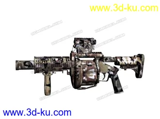 3D打印模型M32榴弹发射器 多迷彩的图片