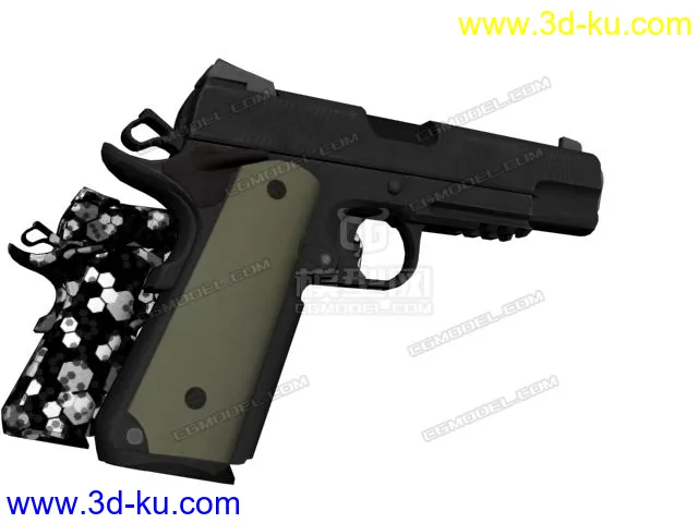 M1911现代 BF4破解模型的图片1