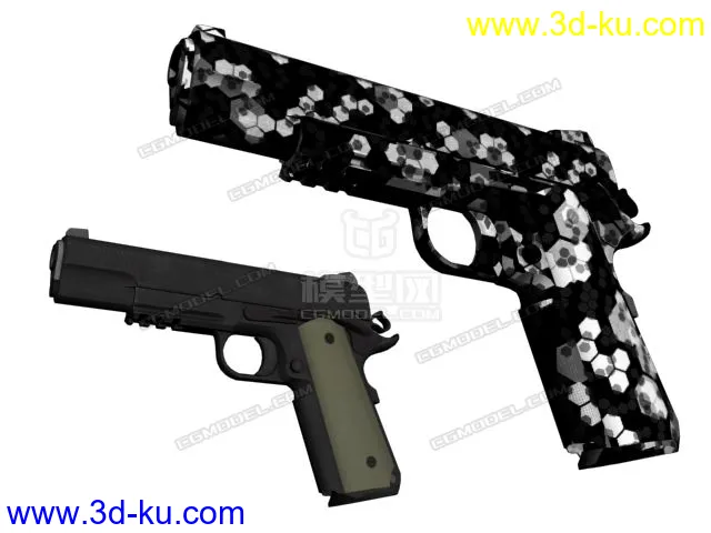 M1911现代 BF4破解模型的图片2