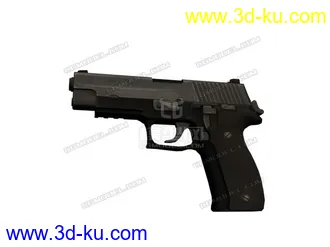 3D打印模型P226手枪 多迷彩 带法线的图片