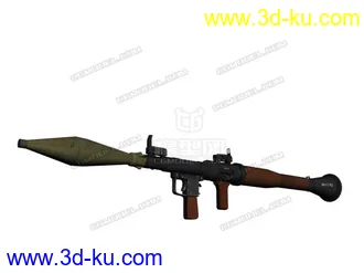 3D打印模型高清 RPG BF4破解模 多迷彩的图片