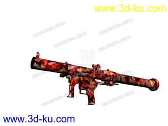 3D打印模型SMAW BF4破解模 多迷彩的图片