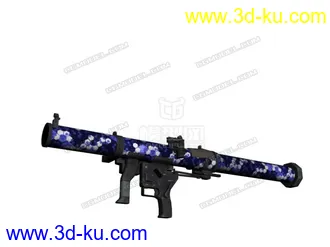 3D打印模型SMAW BF4破解模 多迷彩的图片