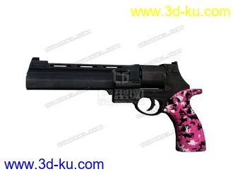 3D打印模型U6左轮手炮 多迷彩 BF4破解的图片