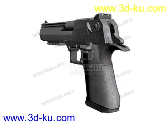 3D打印模型沙漠之鹰 黑色BF4破解的图片