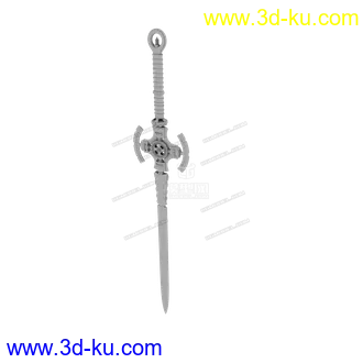 3D打印模型一把机械剑的图片