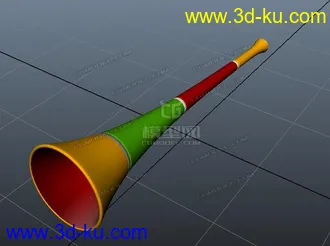 3D打印模型儿童玩具喇叭的图片