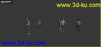 3D打印模型免费CG 人物 动的小孩的图片