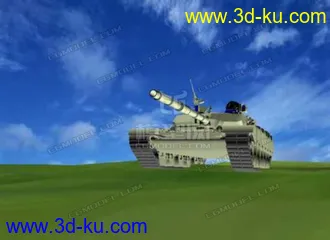 3D打印模型做了一段坦克动画的图片