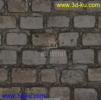 3D打印模型地面贴图B  地砖的图片