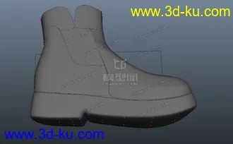 3D打印模型小皮鞋的图片