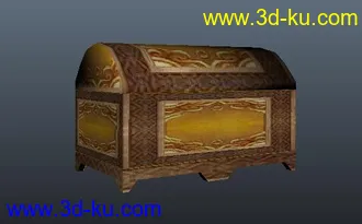 3D打印模型游戏宝箱，游戏盒子的图片