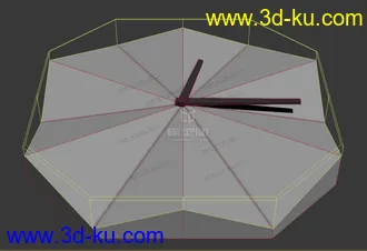 3D打印模型挂钟的图片