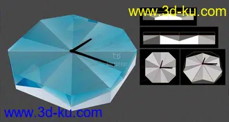 3D打印模型挂钟的图片