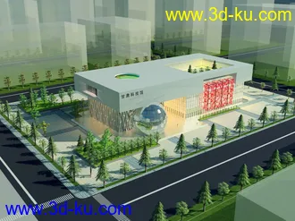 3D打印模型正立面图的图片