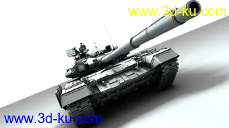 3D打印模型雄壮威武滴T90坦克的图片