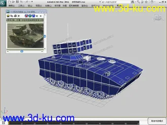 3D打印模型反坦克战车的图片