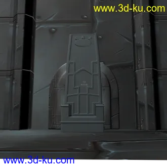 3D打印模型王座的图片