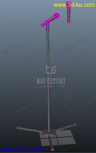 3D打印模型麦克风的图片