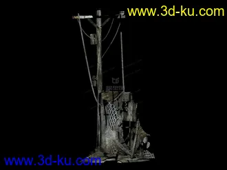 3D打印模型废墟小场景的图片