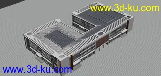 3D打印模型物流办公楼 免费的图片