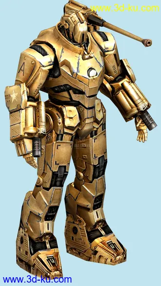 3D打印模型武装机器人的图片