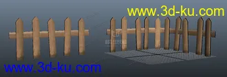 3D打印模型篱笆的图片