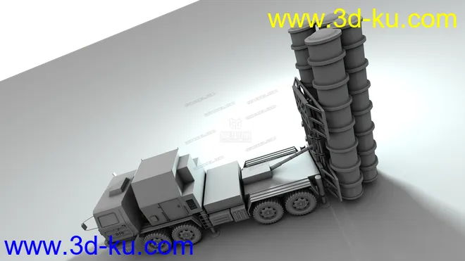 中国火箭车C4D模型的图片2