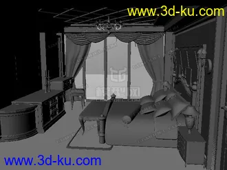 3D打印模型卧室的图片