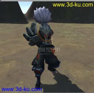 3D打印模型合金装备剑豪，有待机、攻击、跑步.3动画的图片