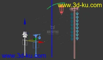 3D打印模型古建路灯 免费的图片