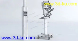 3D打印模型医疗设备 氧气机 无影灯 化验 彩超机 B超的图片