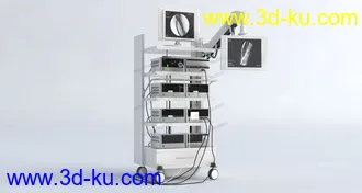 3D打印模型医疗设备 氧气机 无影灯 化验 彩超机 B超的图片
