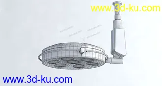 3D打印模型医疗设备 氧气机 无影灯 化验 彩超机 B超的图片