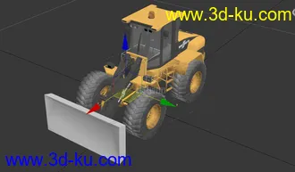 3D打印模型推土机_平头的的图片
