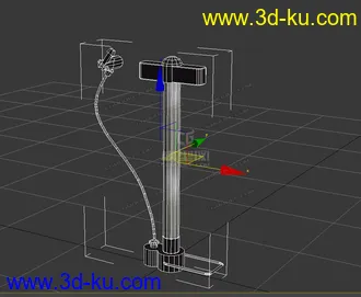 3D打印模型工具_打气筒 简模的图片