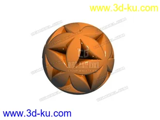 3D打印模型免费 CG 绣球的图片