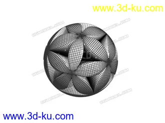 3D打印模型免费 CG 绣球的图片