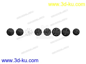 3D打印模型免费 CG 绣球的图片