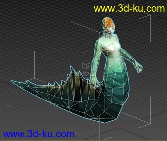 3D打印模型娜迦海妖的图片