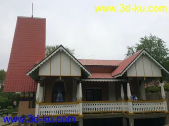 3D打印模型世博园建筑的图片