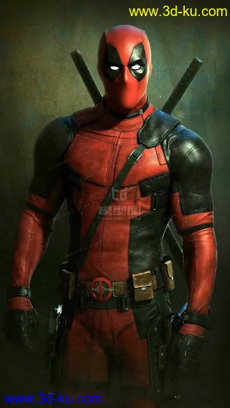 3D打印模型Marvel Deadpool惡棍英雄：死侍的图片