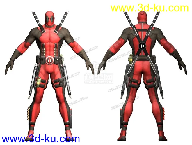 Marvel Deadpool惡棍英雄：死侍模型的图片2