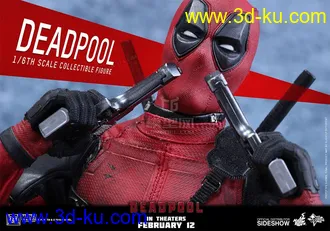3D打印模型Marvel Deadpool惡棍英雄：死侍的图片