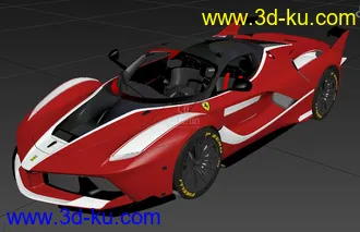 3D打印模型Ferrari FXX-K的图片