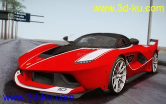 3D打印模型Ferrari FXX-K的图片