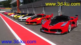 3D打印模型Ferrari FXX-K的图片
