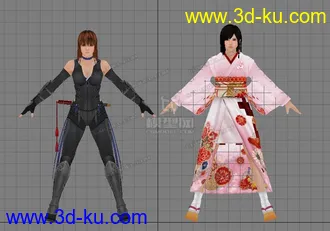 3D打印模型霞与KOKORO的图片